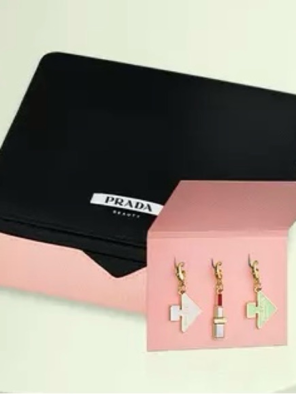 Prada Pouch & Charms set - BRAND NEW